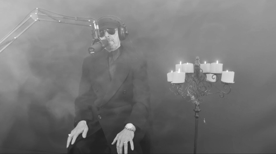 Colin performing Monster Mash in his home studio.